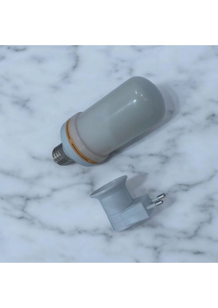 Prize Tak Çalıştır 3 Işık Modlu, Alev Efektli, 5 Watt, E27 Duy LED Ampul, LED Ampul ve Fişli Duy