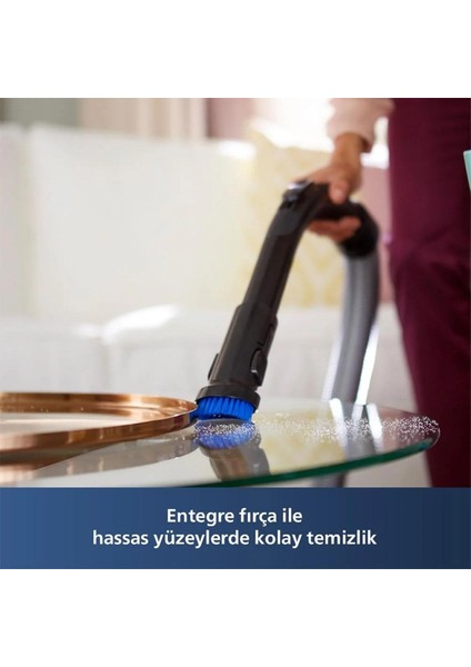 Premium Torbasız Elektrikli Süpürge - 750W - Hepa Filtre, Üstün Çekim Gücü Performansı, Onerous Lambader Hediye modelleri