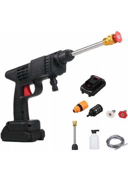 Şarjlı ve Yüksek Basınçlı Oto Yıkama ve Sulama Tabancası BR0922536