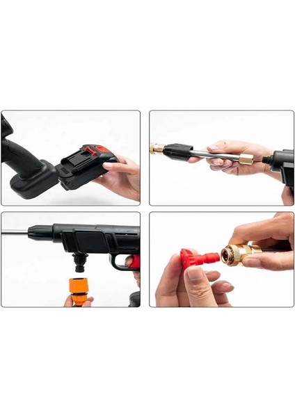 Şarjlı ve Yüksek Basınçlı Oto Yıkama ve Sulama Tabancası BR0922536 fırsatları