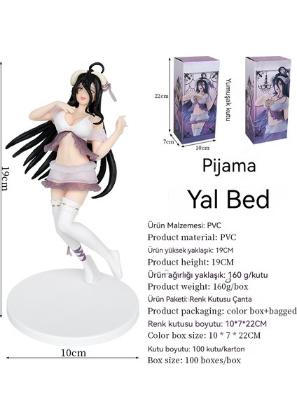 19 cm Kemik Kral Düğün Mayo Yal Bed Anime El Modeli (Yurt Dışından)