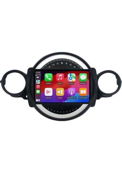 Mini Cooper - Araç Multimedya Ekran - 4gb 64GB - S - Black - 2007 - 2011 - 9 Inch - Myway modelleri
