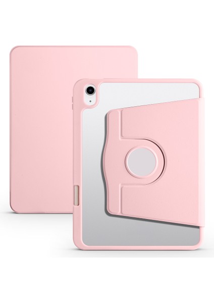 Apple iPad 10. Nesil 10.9 (2022) Yatay ve Dikey Dönebilen Standlı Kalem Şarjına Uygun Darbe Dayanıklı Thermix Kılıf A2696 A2757 A2777 A3162
