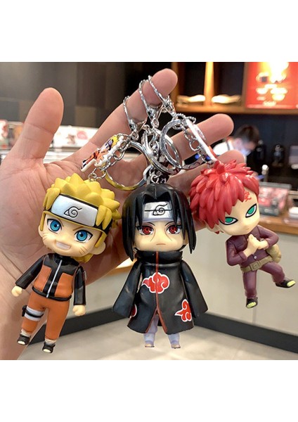 Naruto Gk Aksiyon Figürü Anahtarlık Anime Shippuden Modeli Naruto Uchiha Sasuke Hatake Uzumaki Kakashi Pvc Şekil Oyuncak Bebek Çocuk Hediye (Yurt Dışından) fırsatları