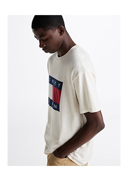 Tjm Rlx Melange Bıg Flag Tee fırsatları