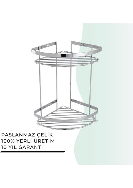 Igk Yapı - Zerrin İkili Süngerlik Paslanmaz 304 (P10-002)