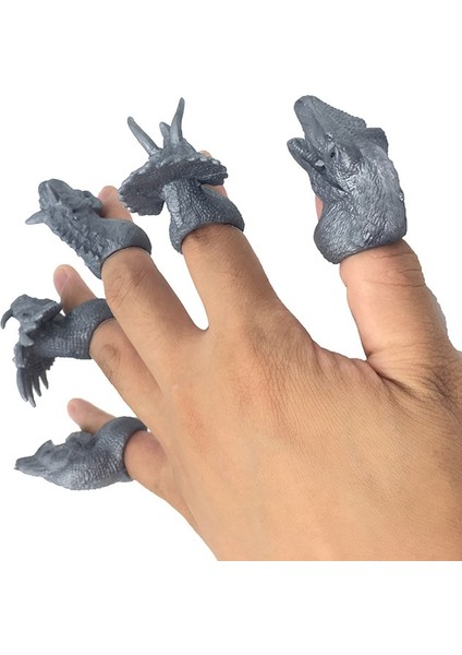 [happier] Dinozor Parmak Seti Dinozor Yüzük Iki Oyuncak Parmak Bebek Öğrenci Komik El Kuklası Parmak Kol Komik Yüzük Oyuncak (Yurt Dışından) fiyatları