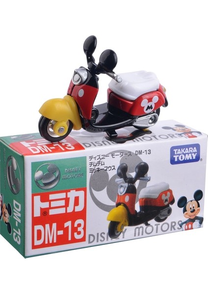 Takara Tomy Arabalar Mickey Minnie Motosiklet Donald Duck Dekorasyon Süsler Araba Alaşım Model Oyuncaklar Çocuk Doğum Günü Hediyesi 5-7cm (Yurt Dışından) fırsatları