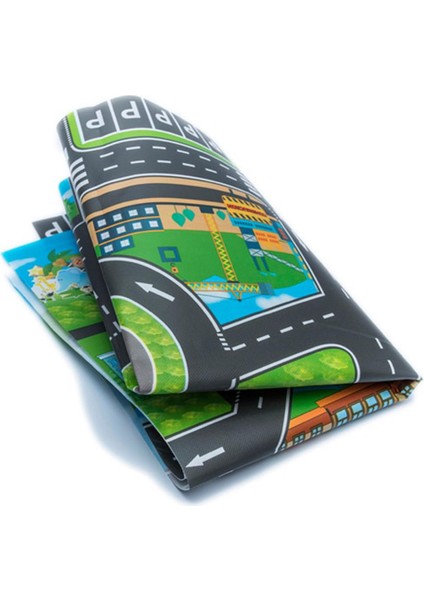 10 Adet Arabalar ve 1 Adet Harita 83*58CM Şehir Park Yolu Yol Haritası Alaşım Oyuncak Model Araba Tırmanma Paspasları Ingilizce Versiyonu Çocuklar Için Hediyeler (Yurt Dışından)