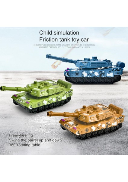 Sevimli Dönüş Tankı Oyuncakları Kaydırmalı Plastik Yürüyen Tank Oyuncakları Geliştirme Oyuncakları Interaktif Araç Oyuncak (Yurt Dışından) fırsatları