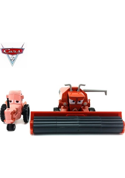 Disney Pixar Arabalar Metal Döküm Araba Oyuncak Frank ve Traktör Biçerdöver Buldozer Modeli Yıldırım Mcqueen Çocuklar Için Hediye (Yurt Dışından)