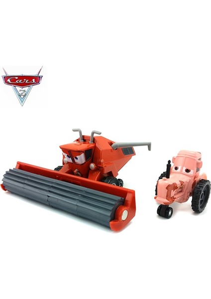 Disney Pixar Arabalar Metal Döküm Araba Oyuncak Frank ve Traktör Biçerdöver Buldozer Modeli Yıldırım Mcqueen Çocuklar Için Hediye (Yurt Dışından)