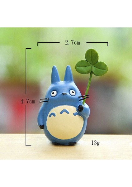 Miyazaki Oyuncak Kawaii Totoro Yaprak Anime Karikatür Mini Aksiyon Şekilli Kalıp Çocuk Oyuncakları Noel Hediyeleri (Yurt Dışından) indirimleri