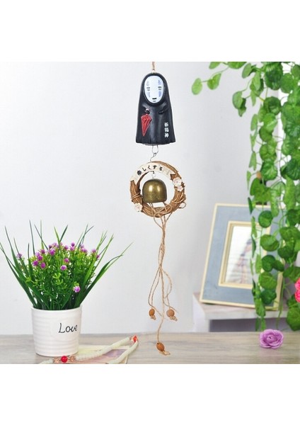 Stüdyo Ghibli Daha Az Adam Windbell Rüzgar Ahenge Metal Çan Çocuklar Pvc Action Figure Reçine Koleksiyon Model Oyuncak Bebek Hediyeleri (Yurt Dışından) indirimleri