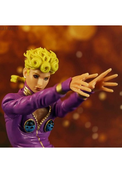Jojo'nun Tuhaf Macera Anime Heykelcik Giorno Giovanna Bucciarati Narancia Modeli Jojo'nun Altın Rüzgar Pvc Action Figure Yeni Oyuncaklar (Yurt Dışından) fırsatları