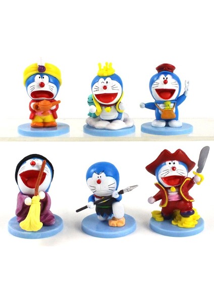 5-6 cm 6 Adet/takım Karikatür Doraemon Figürleri Oyuncak Sevimli Uçan Doraemon Pvc Action Figure Koleksiyon Model Oyuncak Kek Dekorasyon Hediyeler (Yurt Dışından) indirimleri
