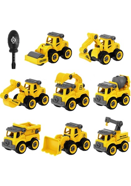 5 Stilleri Inşaat Mühendislik Araç Oyuncaklar Buldozer Vinç Damperli Kamyon Yapı Taşları Çocuklar Çocuklar Için Araba Modeli Hediye Oyuncaklar (Yurt Dışından) modelleri