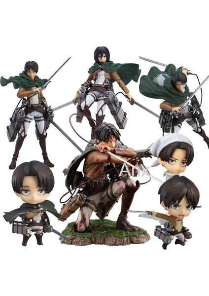 18CM Mikasa Ackerman Figürü Attack On Titan Figürü Rakip Ackerman Aksiyon Figürü Eren Paketi Ver.levi Pvc Aksiyon Figürü (Yurt Dışından) modelleri