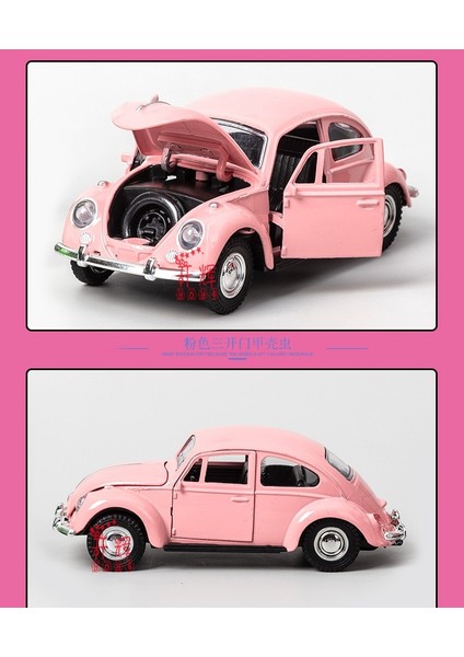 1:32 Alaşım Üç Kapılı Beetle Araba Modeli Çocuk Oyuncak Araba Süsleri Çocuk Oyuncak Erkek Gibi Ince Işçilik ve Sprey Detaylar (Yurt Dışından) modelleri