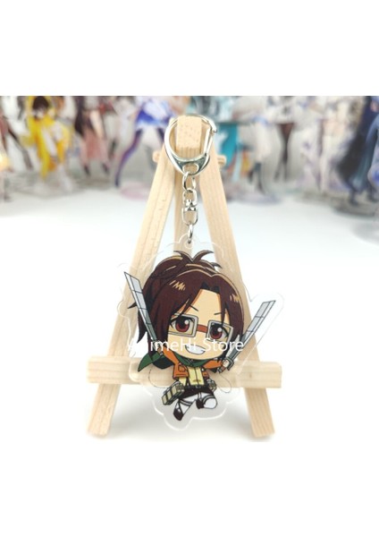 Anime Titan Anahtarlık Şekil Eren Jaeger Mikasa Ackerman Armin Arlert Erwin Smith Akrilik Çanta Kolye Anahtarlık Hediye Için (Yurt Dışından) indirimleri