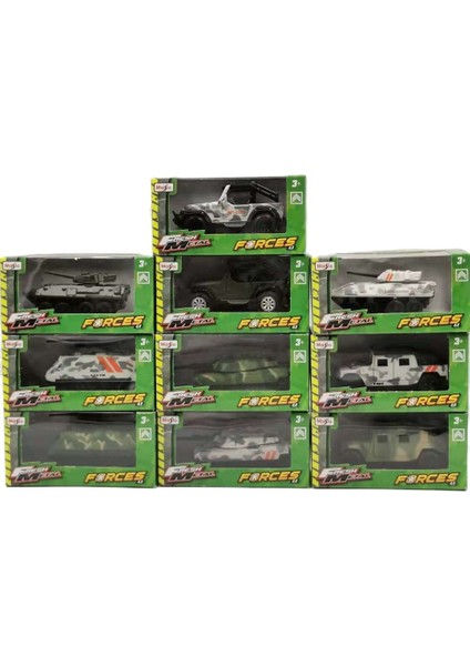 Maisto Döküm 1:43 Araba 4.5in Mini Metal Model Araba Askeri Araçlar Yaratıcı Kamuflaj Oyuncak Araba Çocuk Koleksiyonu Hediyeye Sarılmış (Yurt Dışından) fırsatları