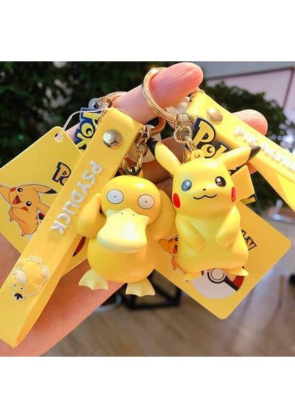 Pokemon Pikachu Anahtarlık Şekil Yüzük Pvc Takara Tomy Karikatür Mini Anime Figürü Aksiyon Modeli En Çok Satan Çocuk Çocuk Oyuncakları Hediye (Yurt Dışından) modelleri