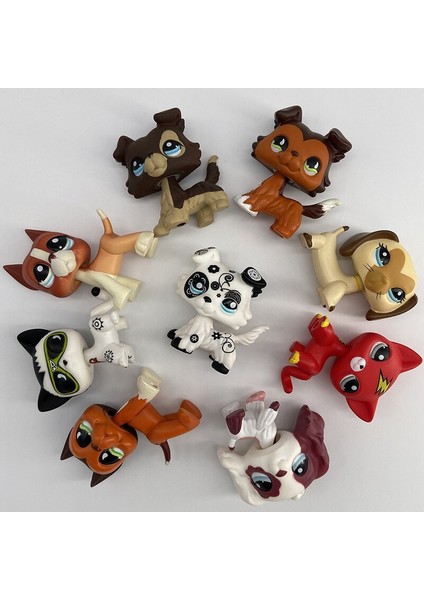 Lps Oyuncak Kedi Nadir Pet Shop Standları Kısa Saç Yavru Köpek Dachshund Collie Great Dane Spaniel Köpek Yavrusu Eski Orijinal Hayvan Koleksiyonu (Yurt Dışından)
