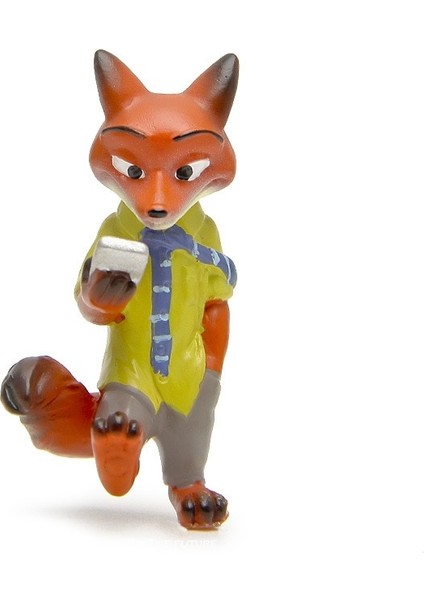 Disney Zootopia Nick Fox Judy Tavşan 3-4 cm Aksiyon Figürü Dekorasyon Pvc Bebek Koleksiyonu Heykelcik Oyuncak Modeli Çocuklar Için Hediye (Yurt Dışından)
