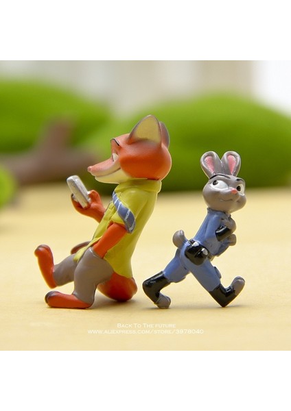 Disney Zootopia Nick Fox Judy Tavşan 3-4 cm Aksiyon Figürü Dekorasyon Pvc Bebek Koleksiyonu Heykelcik Oyuncak Modeli Çocuklar Için Hediye (Yurt Dışından) fırsatları