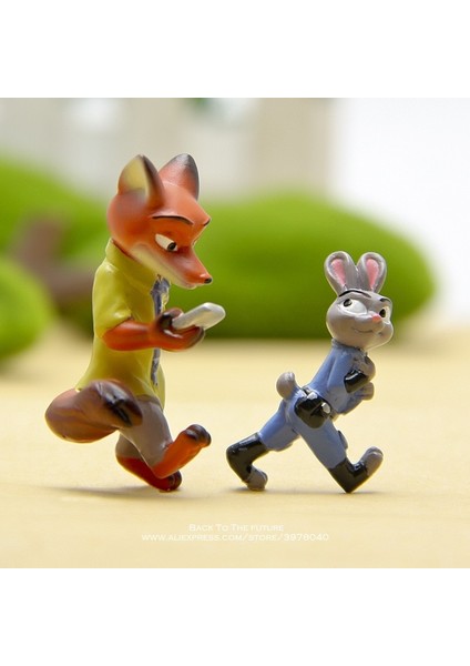 Disney Zootopia Nick Fox Judy Tavşan 3-4 cm Aksiyon Figürü Dekorasyon Pvc Bebek Koleksiyonu Heykelcik Oyuncak Modeli Çocuklar Için Hediye (Yurt Dışından) indirimleri