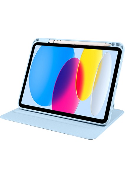 Apple iPad 10. Nesil 10.9 (2022) Yatay ve Dikey Dönebilen Standlı Kalem Şarjına Uygun Darbe Dayanıklı Thermix Kılıf A2696 A2757 A2777 A3162 fiyatları