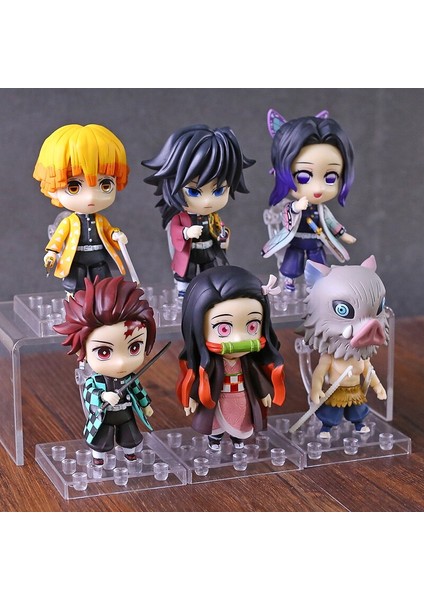 Iblis Avcısı Kamado Tanjirou Nezuko Hashibira Inosuke Agatsuma Zenitsu Tomioka Giyuu Kochou Shinobu Pvc Aksiyon Figürleri Oyuncaklar (Yurt Dışından) indirimleri