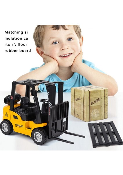Alaşım Forklift Çocuk Mühendislik Aracı Oyuncak Çocuk Geri Çekin Asansör Arabası (Yurt Dışından) indirimleri