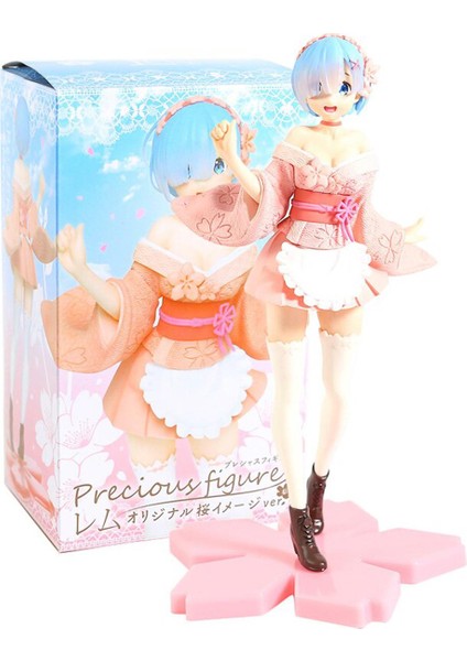 Ynt: Zero Rem Sakura Ver'den Başka Bir Dünyada Hayata Başlamak. Pvc Şekil Koleksiyon Model Oyuncak Brinquedo (Yurt Dışından)