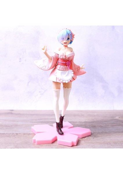 Ynt: Zero Rem Sakura Ver'den Başka Bir Dünyada Hayata Başlamak. Pvc Şekil Koleksiyon Model Oyuncak Brinquedo (Yurt Dışından)