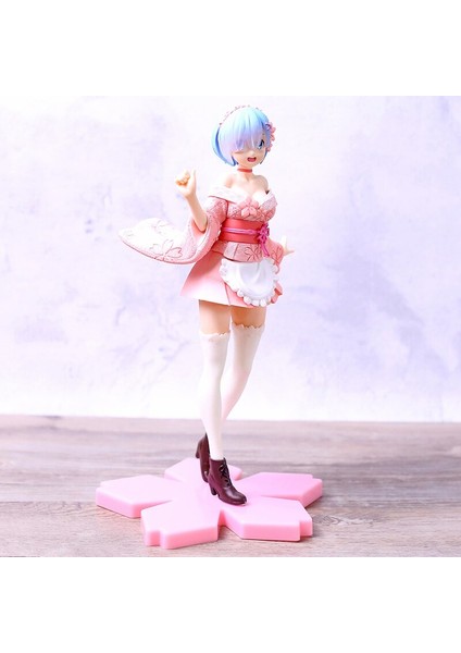 Ynt: Zero Rem Sakura Ver'den Başka Bir Dünyada Hayata Başlamak. Pvc Şekil Koleksiyon Model Oyuncak Brinquedo (Yurt Dışından)