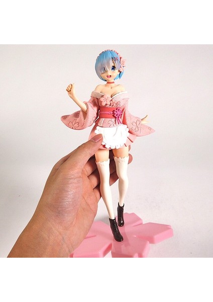 Ynt: Zero Rem Sakura Ver'den Başka Bir Dünyada Hayata Başlamak. Pvc Şekil Koleksiyon Model Oyuncak Brinquedo (Yurt Dışından)