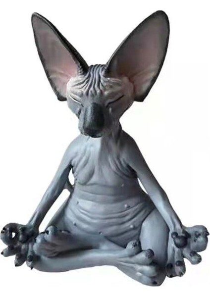 Hayvan Modeli Şekil Oyuncaklar Sphynx Kedi Meditasyon Tahsil Figürler Minyatür El Yapımı Dekor Hayvan Modeli Ev Dekor Şekil Oyuncaklar (Yurt Dışından) fiyatları