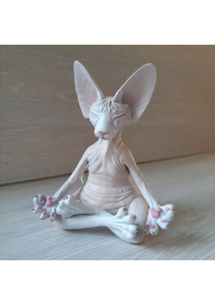 Hayvan Modeli Şekil Oyuncaklar Sphynx Kedi Meditasyon Tahsil Figürler Minyatür El Yapımı Dekor Hayvan Modeli Ev Dekor Şekil Oyuncaklar (Yurt Dışından) fırsatları