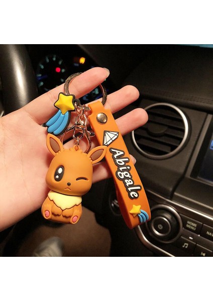 Karikatür Pokemon Bebek Anahtarlık Pvc Pikachu Eevee Aksiyon Figürü Yüzük Tomy Kawaii Anima Mini Şekilli Kalıp Çocuk Çocuk Oyuncakları Hediye (Yurt Dışından)