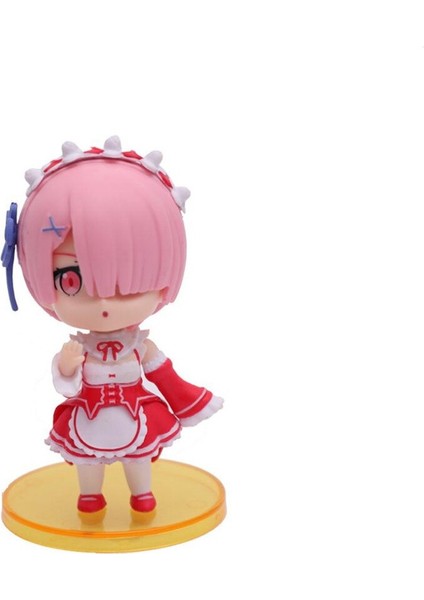 Adet Anime Hayat Sıfırdan Farklı Bir Dünyada Pvc Model Hizmetçi Subaru Natsuki Emilia Rem Ram Aksiyon Figürleri Çocuk Hediye Oyuncak (Yurt Dışından) fırsatları