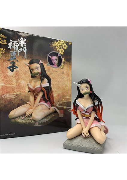 Demon Slayer Nezuko Lovely Ghosting Oturan Ver. Pvc Aksiyon Figürü Kimetsu Hiçbir Yaiba Kamado Tanjirou Nezuko Kimono Sevimli Model (Yurt Dışından) modelleri