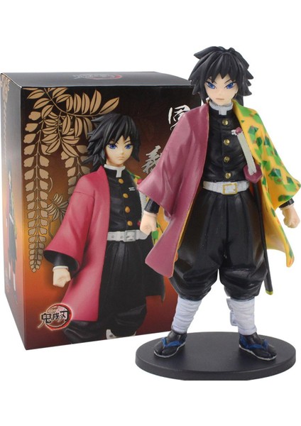 Anime Kimetsu Hiçbir Yaiba Aksiyon Figürü Iblis Avcısı Heykelcik Tomioka Giyuu Figur Pvc Model Oyuncak Koleksiyonu Dekorasyon Bebek Hediyeleri (Yurt Dışından)