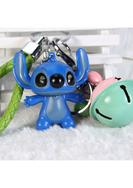 Yeni Lilo ve Stitch Aksiyon Figürleri Karikatür Dikiş LED Anahtar Yüzükler Light Up Ses Yenilik Oyuncaklar Çocuklar Brinquedos Hediyeler (Yurt Dışından) fiyatları