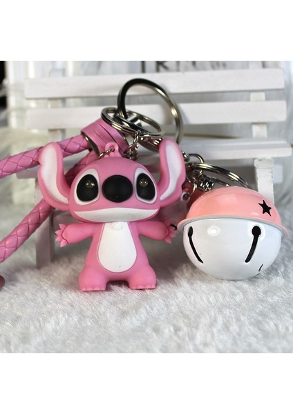 Yeni Lilo ve Stitch Aksiyon Figürleri Karikatür Dikiş LED Anahtar Yüzükler Light Up Ses Yenilik Oyuncaklar Çocuklar Brinquedos Hediyeler (Yurt Dışından) indirimleri