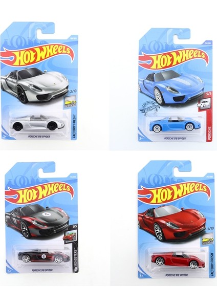 2020 Orijinal Hot Wheels Mini Alaşım Coupe Porsche 918 Spyder 1/64 Metal Pres Döküm Model Araba Çocuk Oyuncakları Hediye (Yurt Dışından) fiyatları