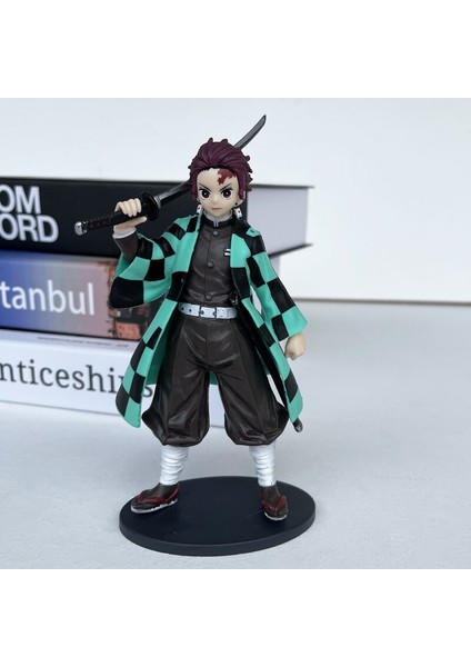 2021 Anime Iblis Avcısı Kamado Tanjirou Nezuko Aksiyon Şekilli Kalıp Oyuncaklar Zenitsu Heykelcik Inosuke Kimetsu Hiçbir Yaiba Figura (Yurt Dışından) indirimleri