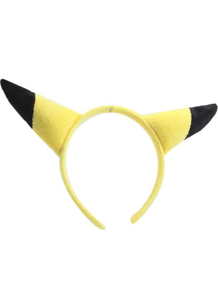 Cep Canavar Kafa Bandı Pikachu Pokemoner Peluş Oyuncaklar Çocuklar Için Cosplay Parti Pokeballs Canavar Hairband Kızlar Için Pikachu Oyuncak (Yurt Dışından)