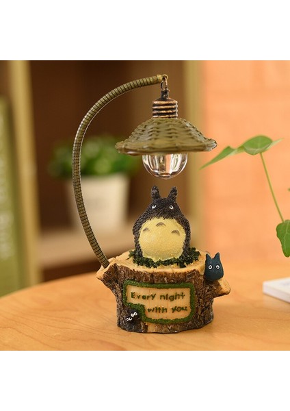 Studio Ghibli Chihiro Anime Totoro Figürü Oyuncak LED Gece Lambası Oyuncak Anime Totoro Figürleri Model Oyuncak Çocuk Hediye Ev El Sanatları Dekorasyon (Yurt Dışından) fiyatları