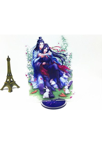 Anime Mo Dao Zu Shi Akrilik Standı Model Oyuncaklar Modaozushi Aksiyon Figürü Oyuncak 15 cm Çift Taraflı Hediye (Yurt Dışından)